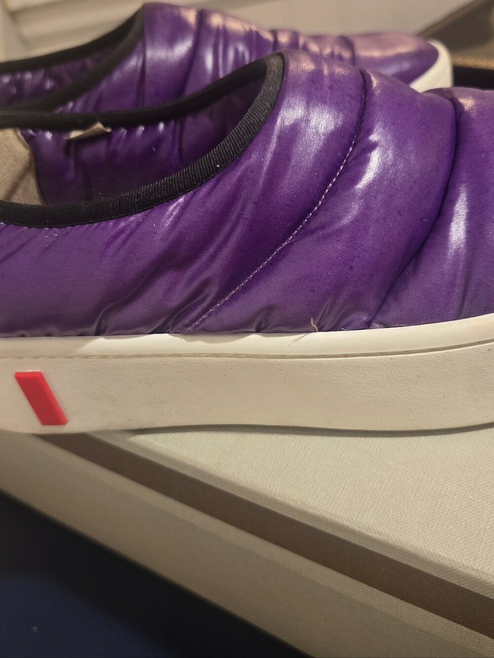 Marni Purple Slip-On Platform Sneakers - Picture 4 of 6